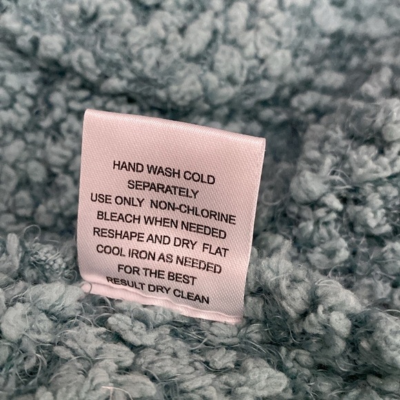 Hippie Rose Cozy Colorblocked Open Front Cardigan Fleetwood Combo Stripe Size M - Picture 9 of 11